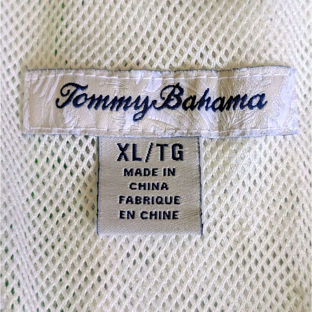Tommy Bahama Tropical Swim Trunks Mens XL Island Parrot Print Resort Green White - Picture 10 of 12